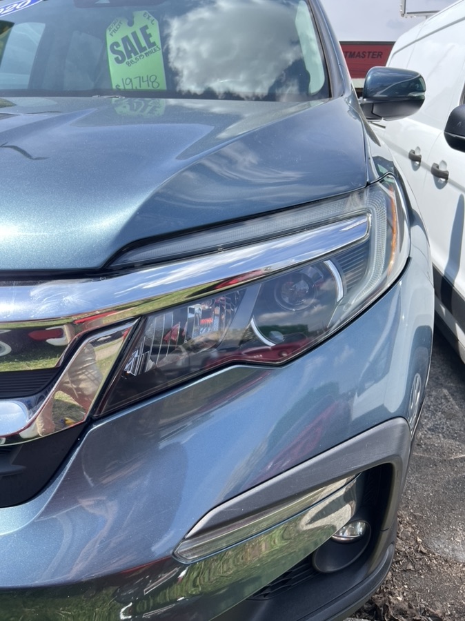Honda Pilot headlight after restoration
